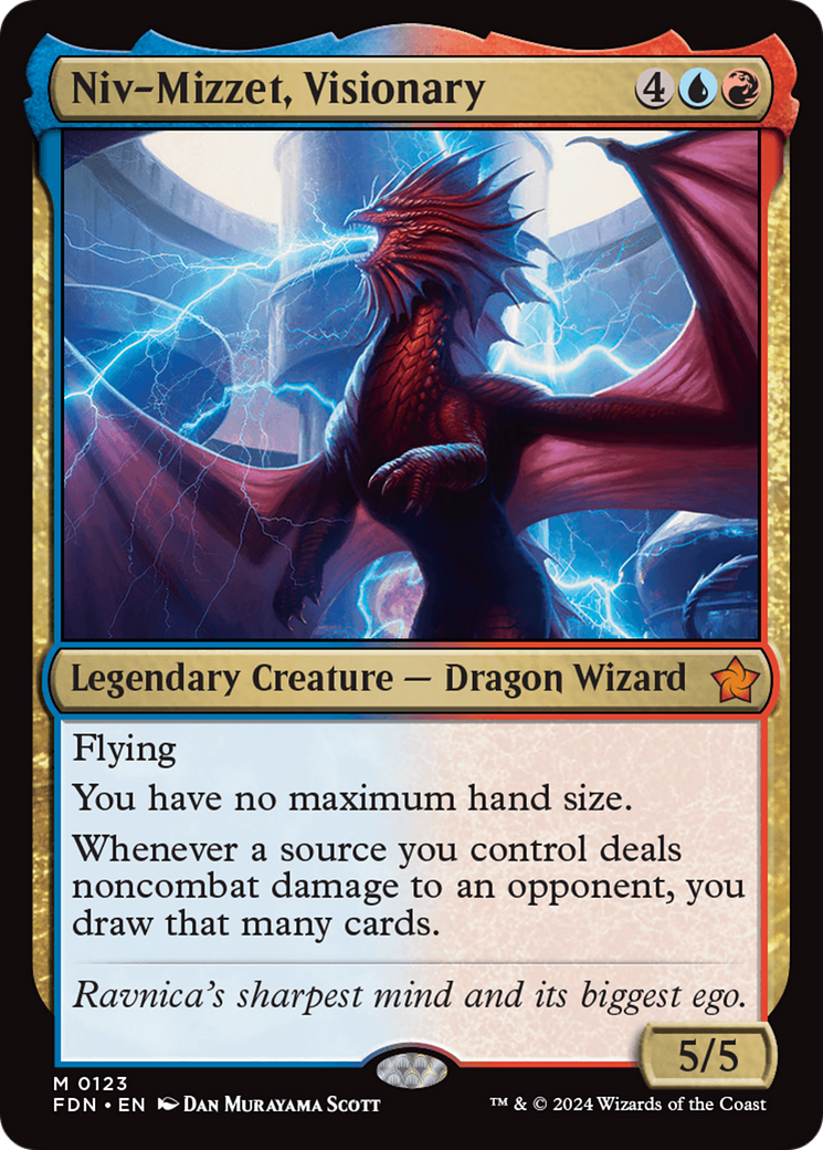 Niv-Mizzet, Visionary [Foundations] [Foil]