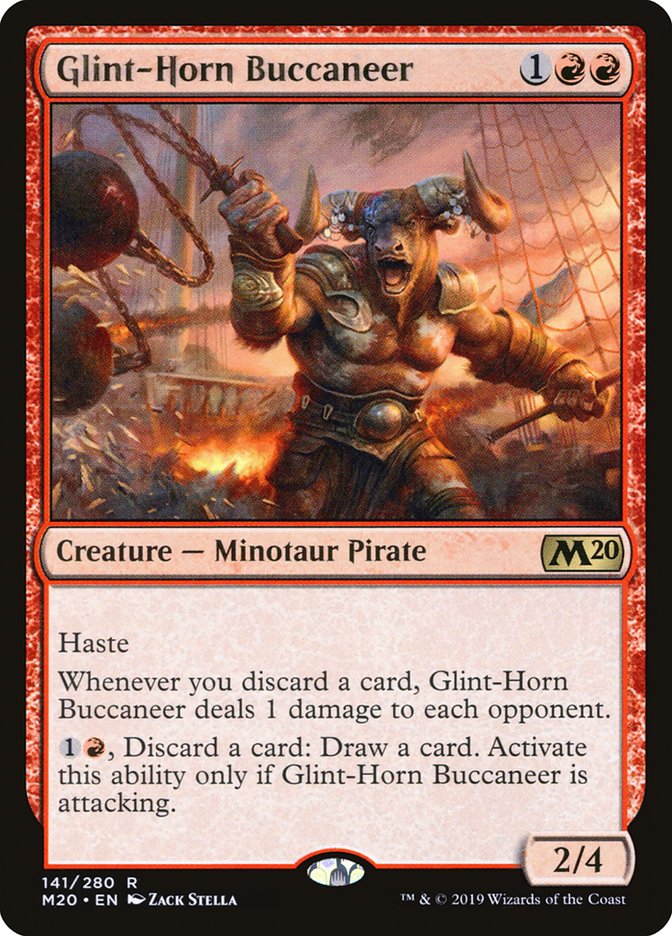 Glint-Horn Buccaneer [Core Set 2020] [Foil]