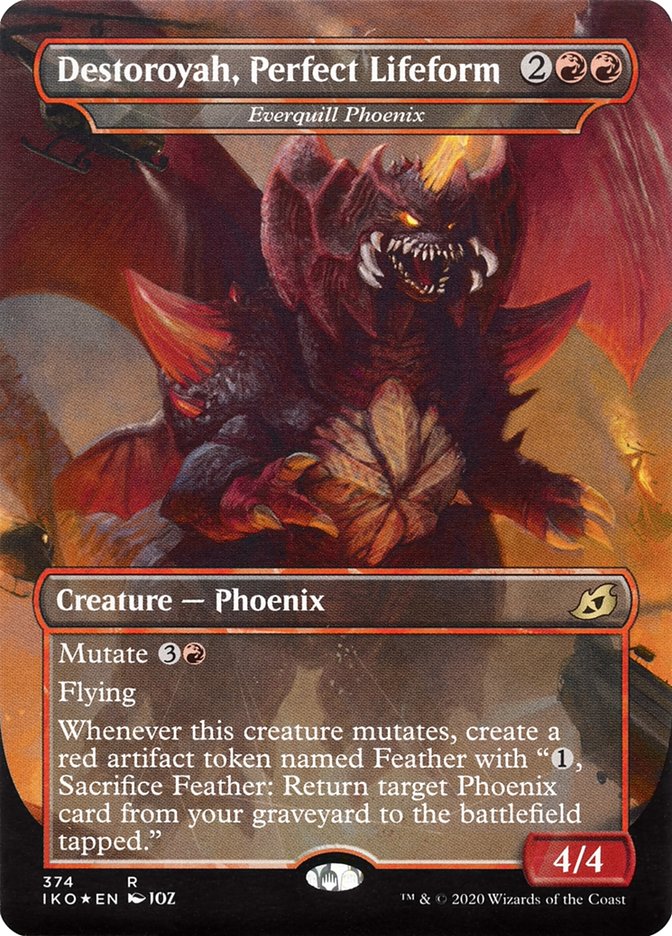 Everquill Phoenix - Destoroyah, Perfect Lifeform (Godzilla Series) [Ikoria: Lair of Behemoths] [Foil]