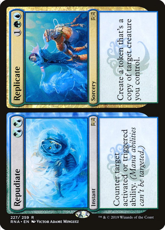 Repudiate // Replicate [Ravnica Allegiance] [Foil]