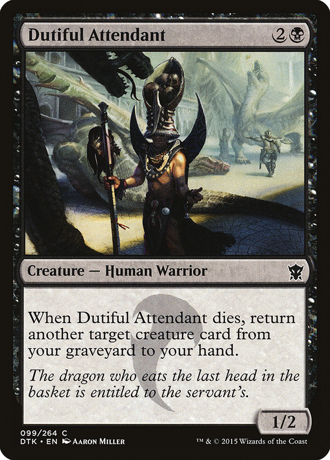 Dutiful Attendant [Dragons of Tarkir] [Foil]