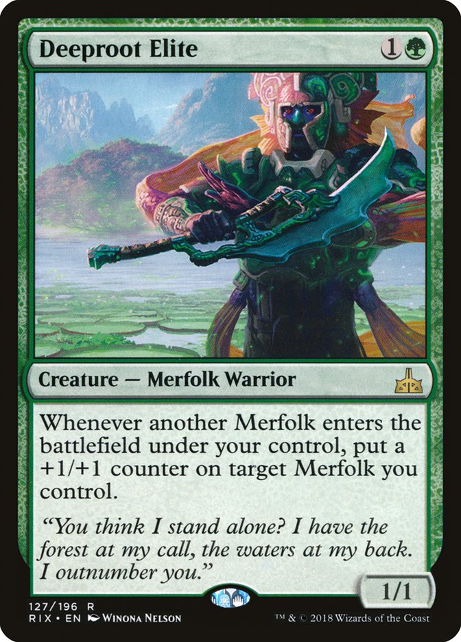 Deeproot Elite [Rivals of Ixalan] [Foil]