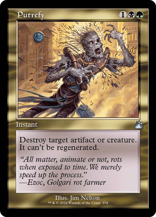 Putrefy (Retro Frame) [Ravnica Remastered] [Foil]