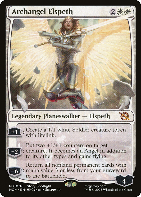 Archangel Elspeth [March of the Machine] [Foil]