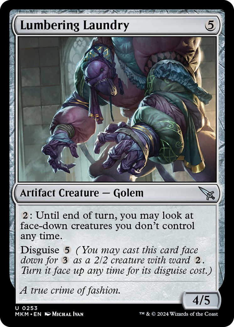 Lumbering Laundry [Murders at Karlov Manor] [Foil]