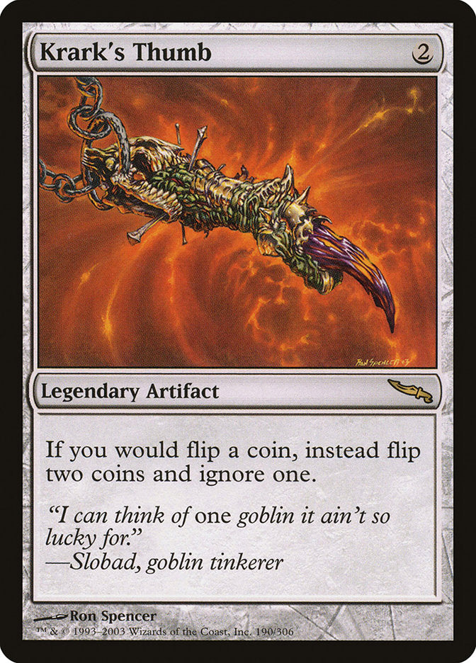 Krark's Thumb [Mirrodin] [Foil]