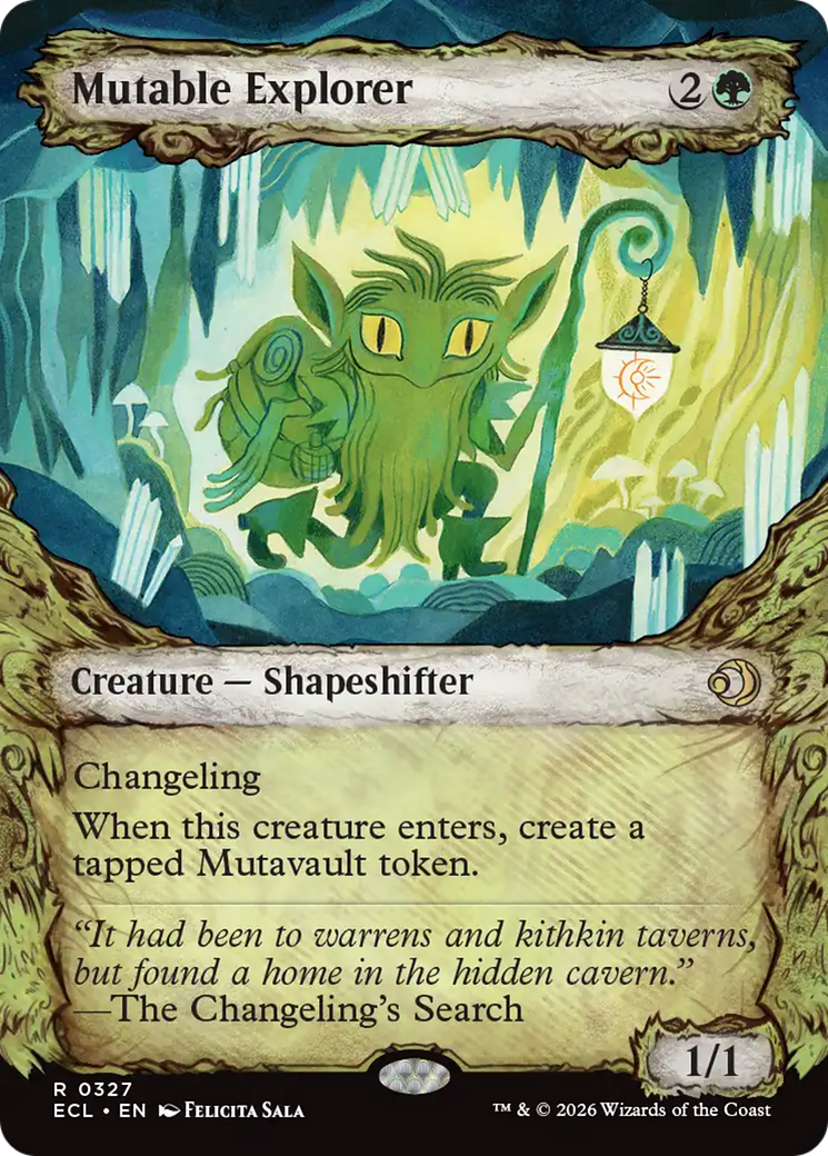 Mutable Explorer (Showcase) [Lorwyn Eclipsed] [Foil]