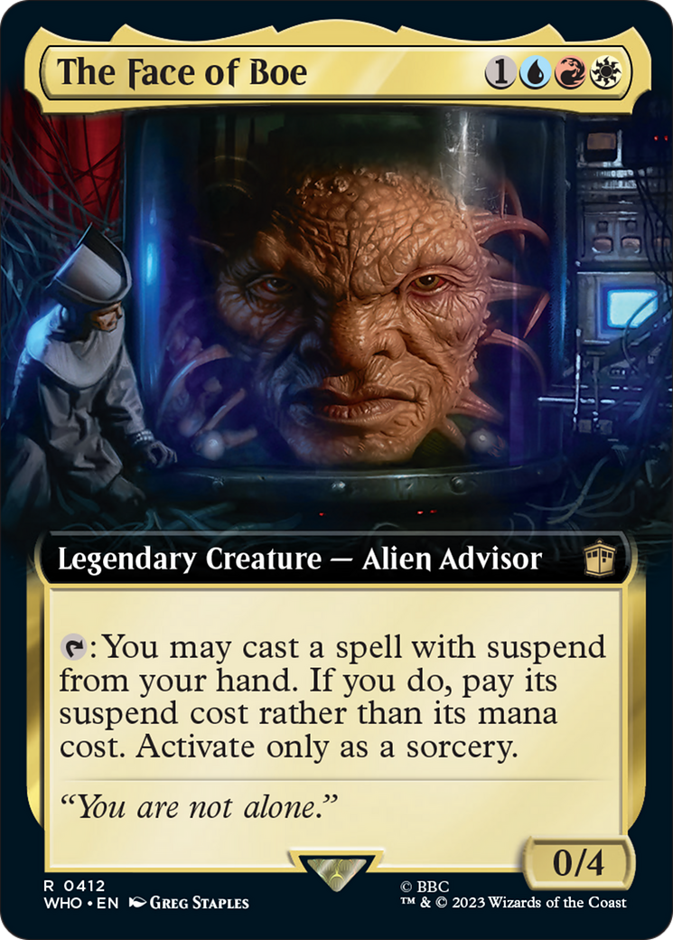 The Face of Boe (Extended Art) [Doctor Who] [Foil]