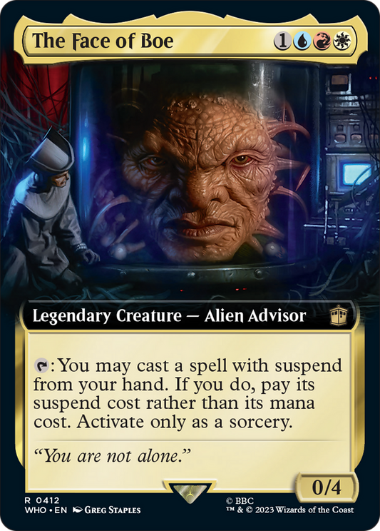 The Face of Boe (Extended Art) [Doctor Who] [Foil]