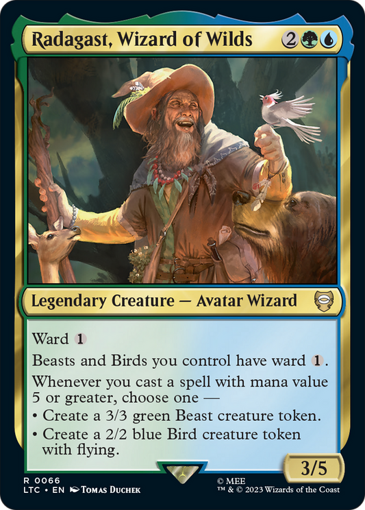 Radagast, Wizard of Wilds [The Lord of the Rings: Tales of Middle-Earth Commander] [Foil]