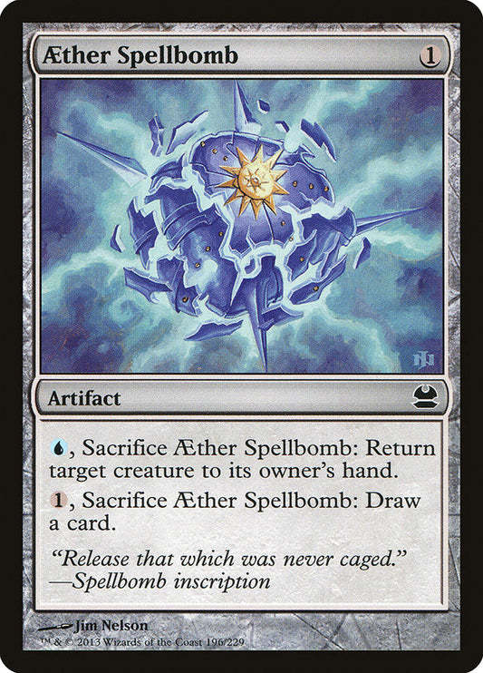 Aether Spellbomb [Modern Masters] [Foil]