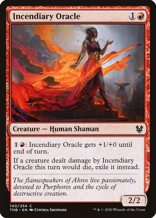 Incendiary Oracle [Theros Beyond Death] [Foil]