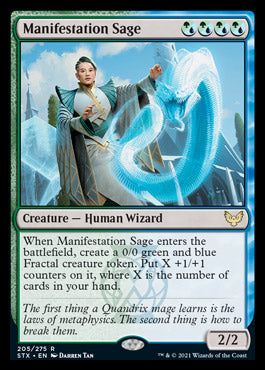 Manifestation Sage [Strixhaven: School of Mages] [Foil]