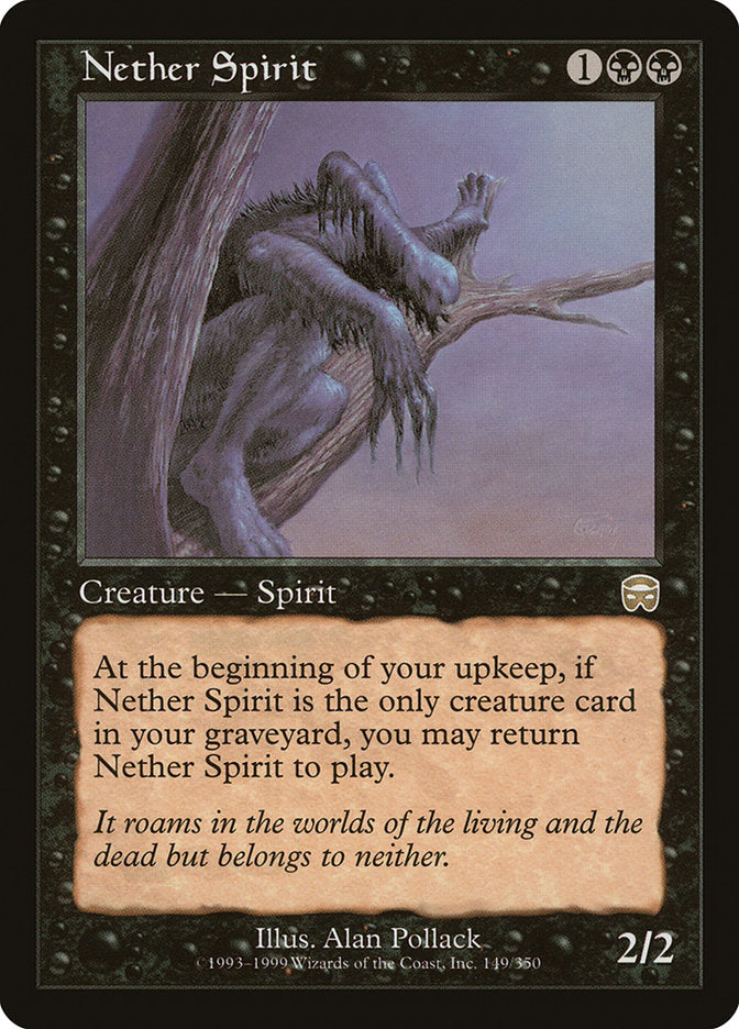 Nether Spirit [Mercadian Masques] [Foil]