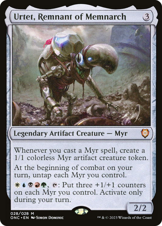 Urtet, Remnant of Memnarch [Phyrexia: All Will Be One Commander] [Foil]