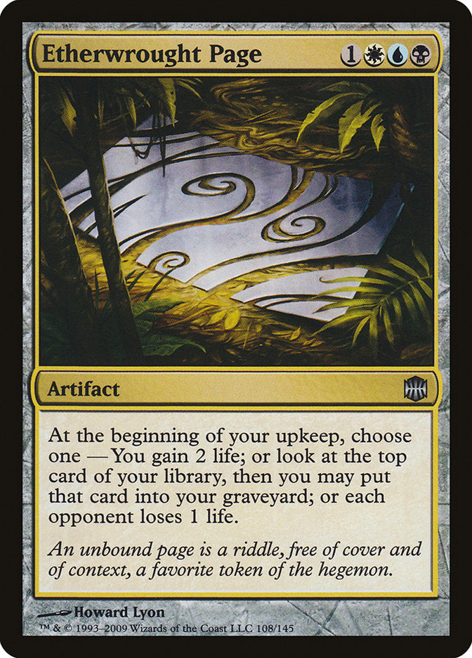 Etherwrought Page [Alara Reborn] [Foil]