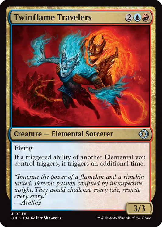 Twinflame Travelers [Lorwyn Eclipsed] [Foil]