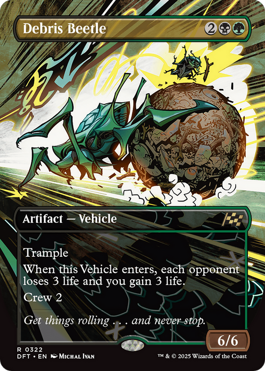 Debris Beetle (Borderless) [Aetherdrift] [Foil]