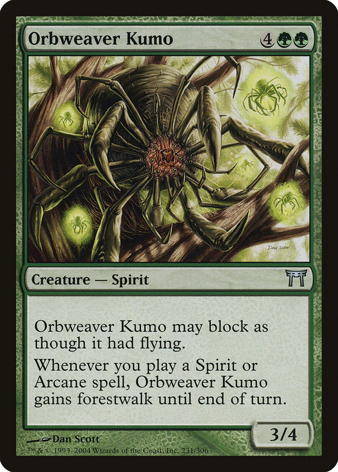 Orbweaver Kumo [Champions of Kamigawa] [Foil]