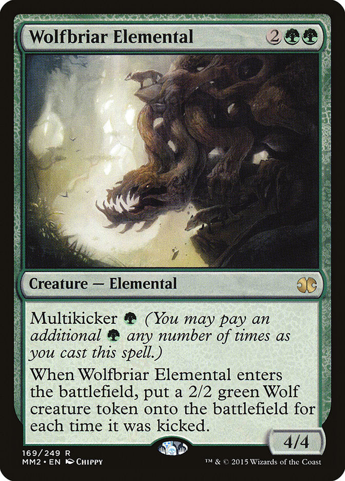 Wolfbriar Elemental [Modern Masters 2015] [Foil]