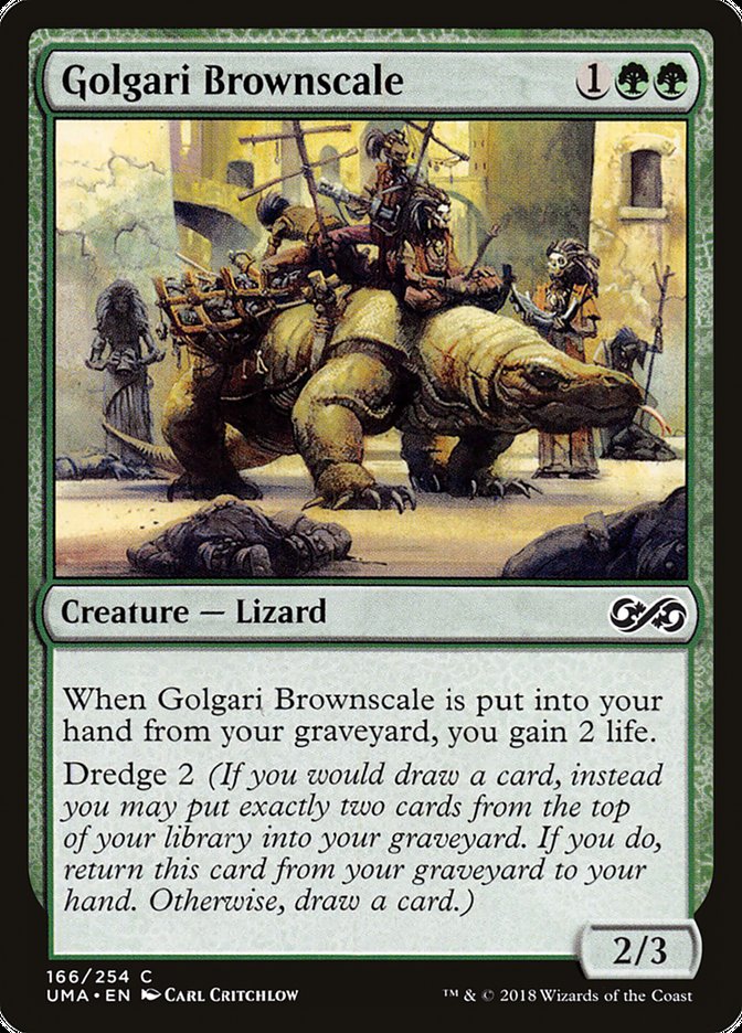 Golgari Brownscale [Ultimate Masters] [Foil]