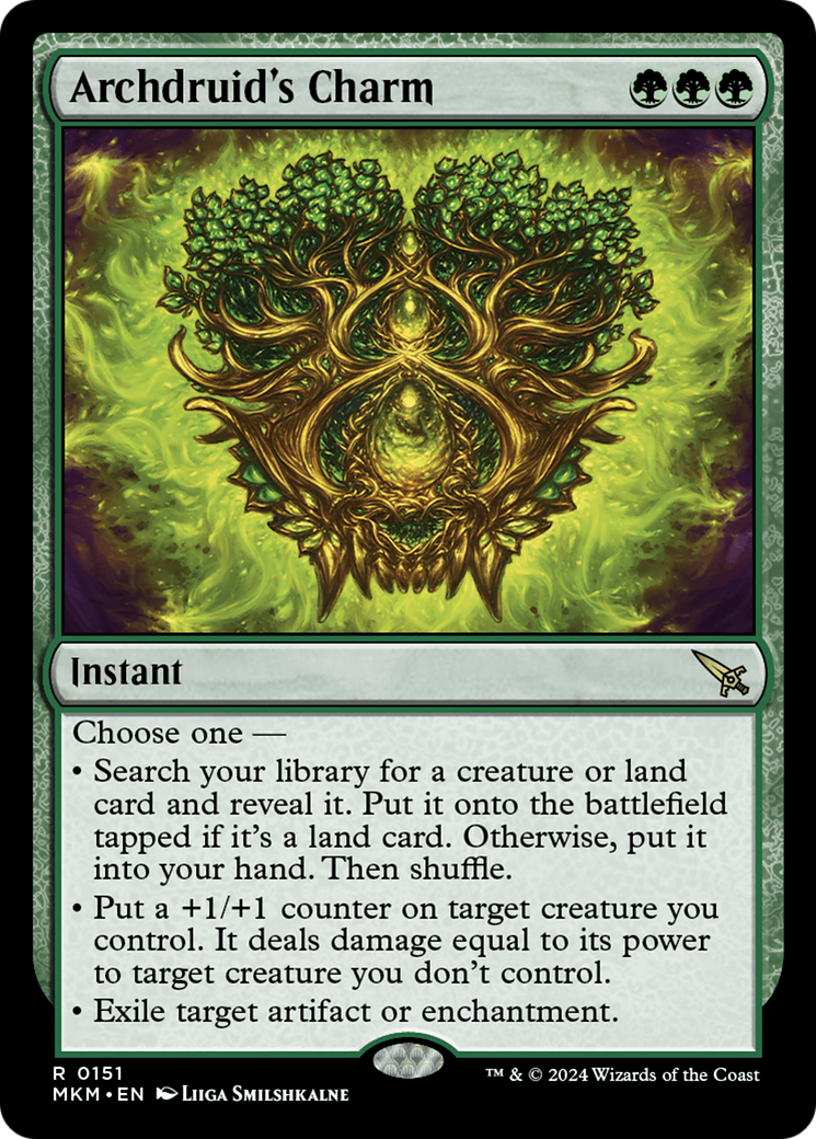Archdruid's Charm [Murders at Karlov Manor] [Foil]