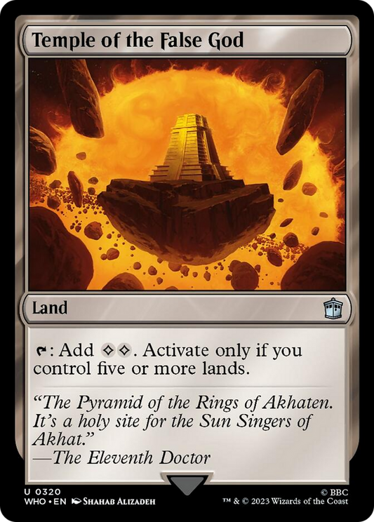 Temple of the False God [Doctor Who] [Foil]