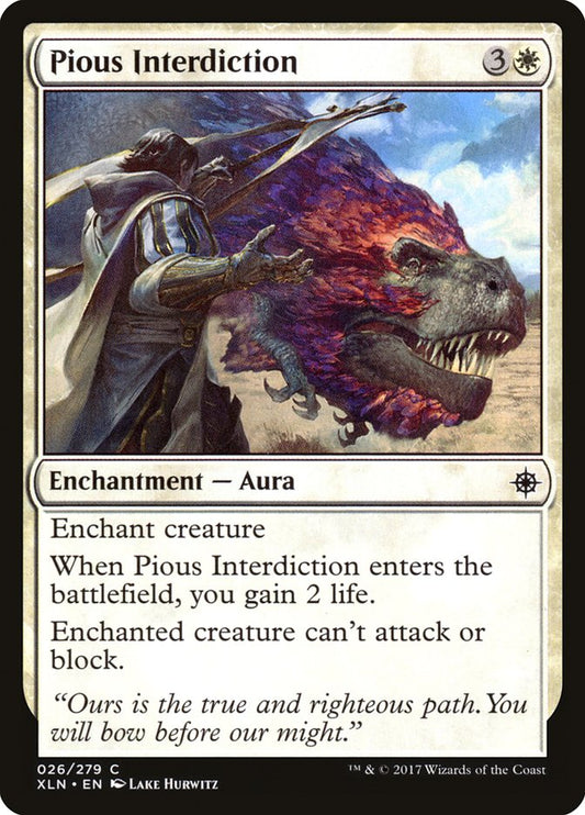Pious Interdiction [Ixalan] [Foil]