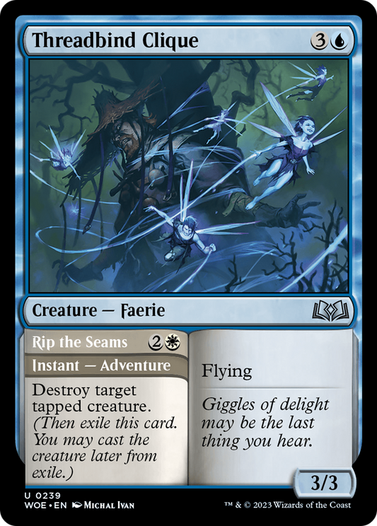 Threadbind Clique // Rip the Seams [Wilds of Eldraine] [Foil]