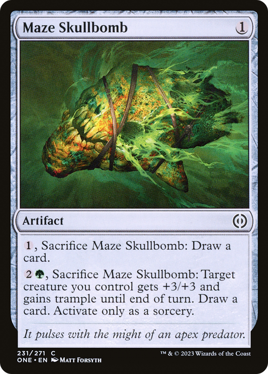 Maze Skullbomb [Phyrexia: All Will Be One] [Foil]