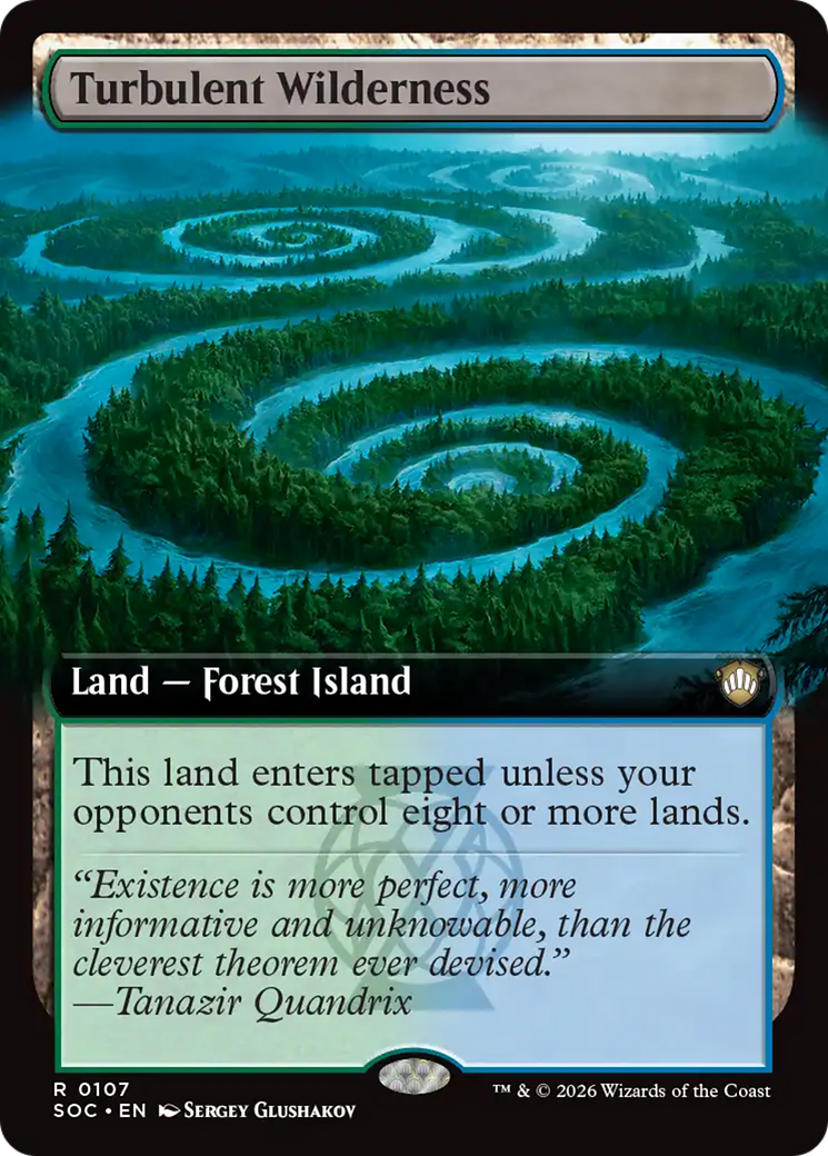 Turbulent Wilderness (Extended Art) [Secrets of Strixhaven Commander] [Foil]