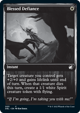 Blessed Defiance [Innistrad: Double Feature] [Foil]