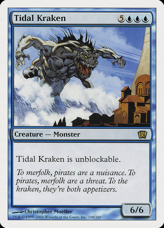 Tidal Kraken [Eighth Edition] [Foil]