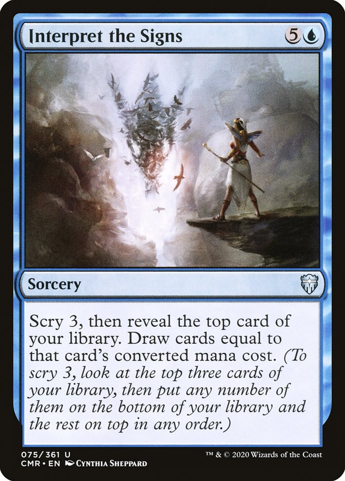 Interpret the Signs [Commander Legends] [Foil]