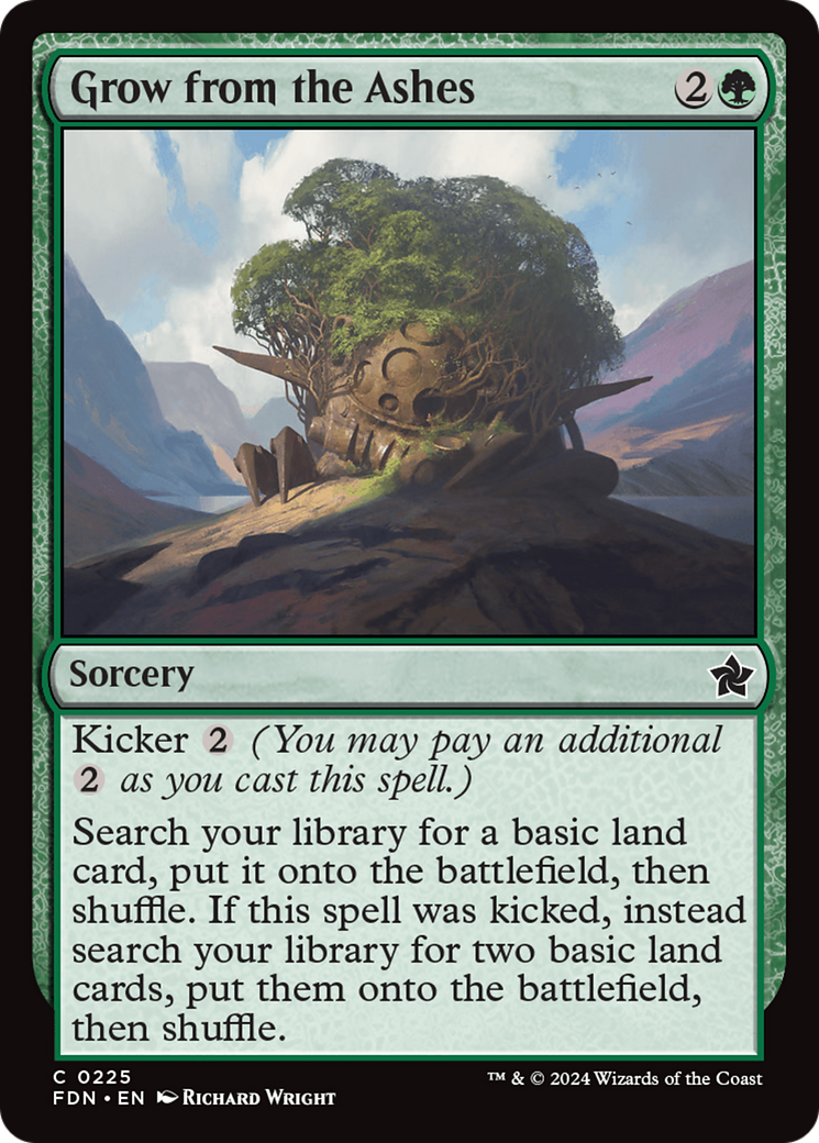 Grow from the Ashes [Foundations] [Foil]