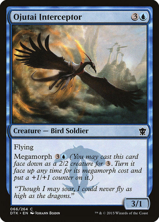 Ojutai Interceptor [Dragons of Tarkir] [Foil]