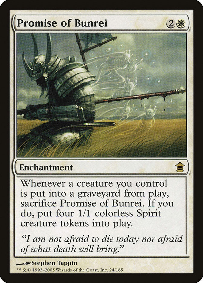 Promise of Bunrei [Saviors of Kamigawa] [Foil]