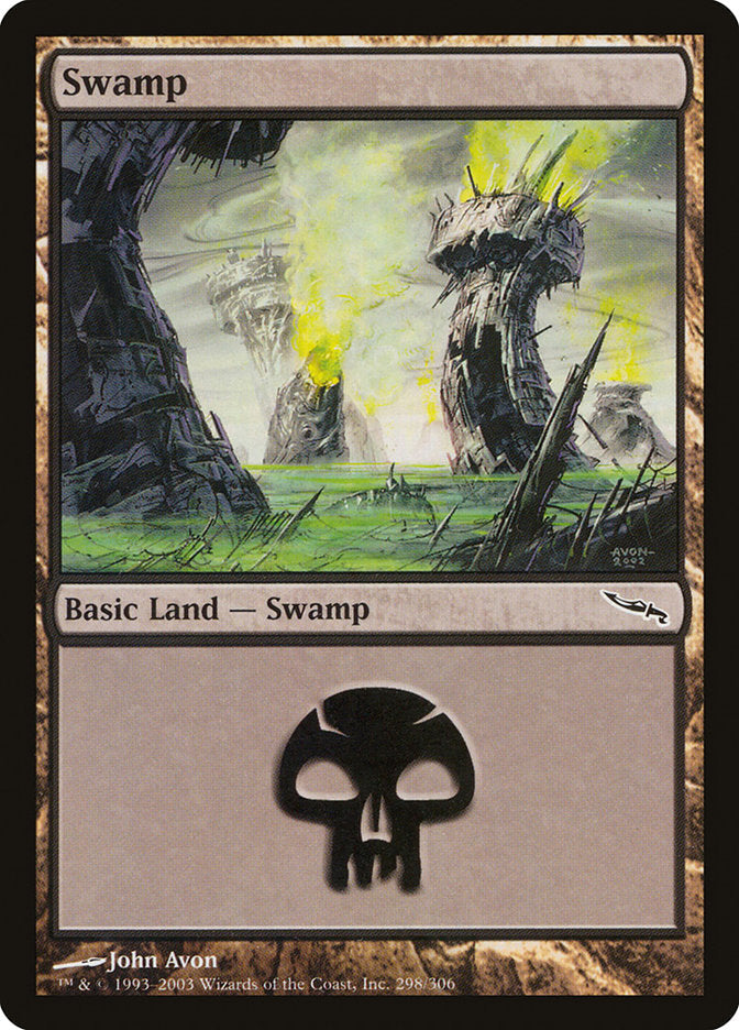 Swamp (298) [Mirrodin] [Foil]