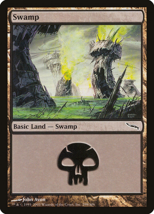 Swamp (298) [Mirrodin] [Foil]