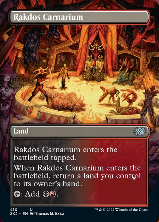 Rakdos Carnarium (Borderless Alternate Art) [Double Masters 2022] [Foil]
