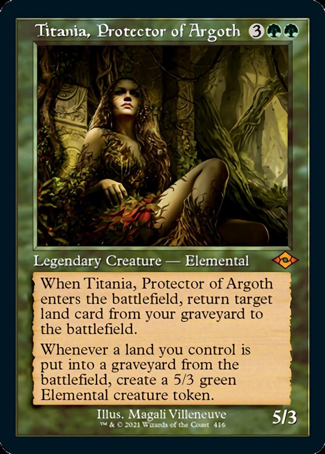 Titania, Protector of Argoth (Retro) [Modern Horizons 2] [Foil]