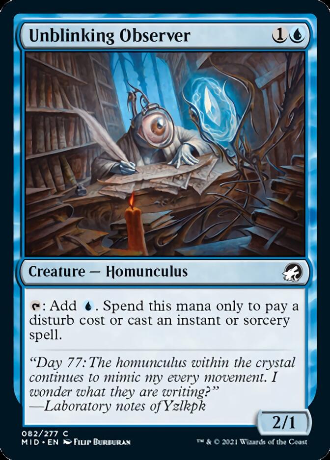 Unblinking Observer [Innistrad: Midnight Hunt] [Foil]