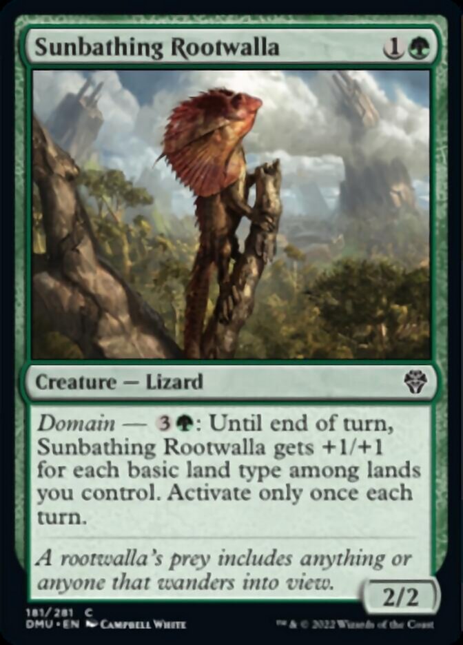 Sunbathing Rootwalla [Dominaria United] [Foil]