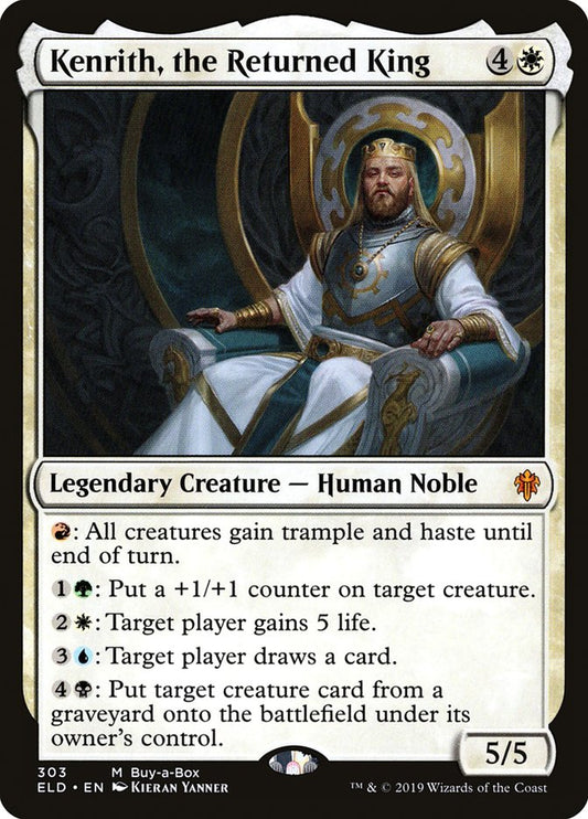 Kenrith, the Returned King (Buy-A-Box) [Throne of Eldraine Promos] [Foil]
