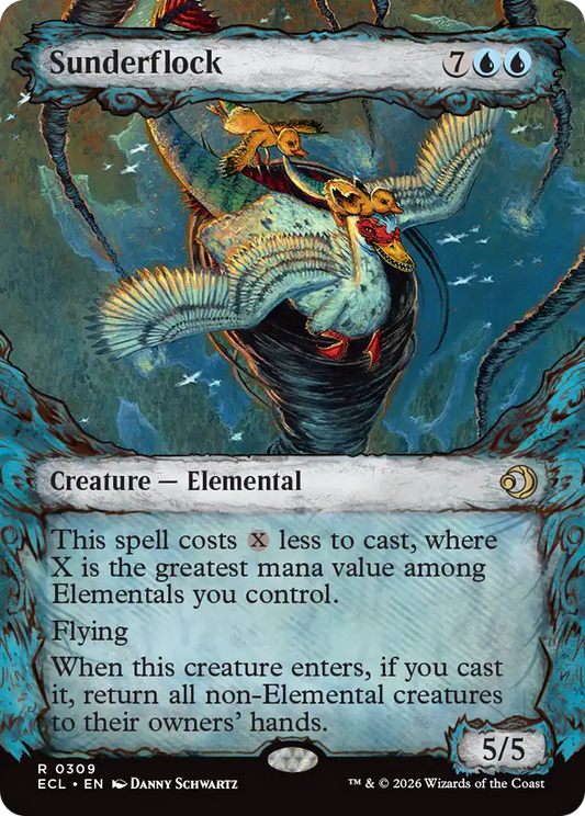Sunderflock (Showcase) [Lorwyn Eclipsed] [Foil]