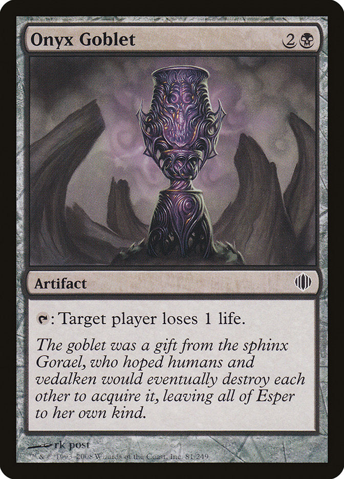 Onyx Goblet [Shards of Alara] [Foil]