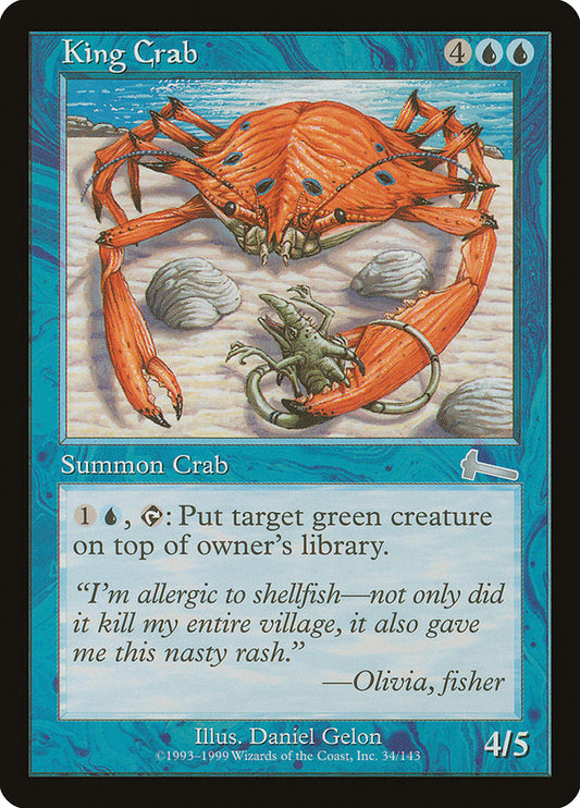 King Crab [Urza's Legacy] [Foil]
