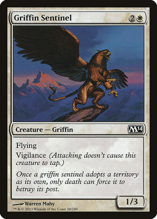 Griffin Sentinel [Core Set 2014] [Foil]