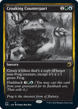 Croaking Counterpart [Innistrad: Double Feature] [Foil]