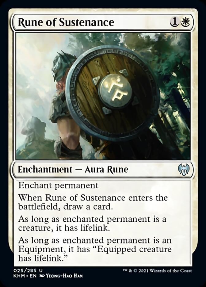 Rune of Sustenance [Kaldheim] [Foil]